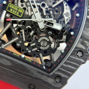 Đồng Hồ Richard Mille RM35-02 Rafael Nadal Replica 11 Màu Đỏ Vỏ Carbon Xưởng ZF 44mm (2)