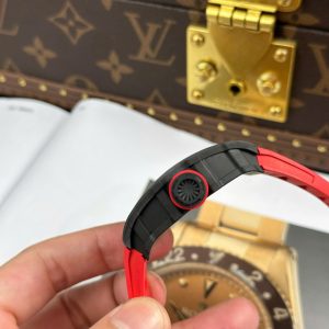 Đồng Hồ Richard Mille RM35-02 Rafael Nadal Replica 11 Màu Đỏ Vỏ Carbon Xưởng ZF 44mm (2)