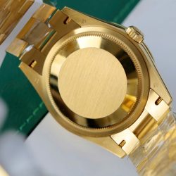 Đồng Hồ Rolex Chế Tác Day-Date Bọc Vàng 18K Độ Kim Cương Moissanite GMF 36mm (2)