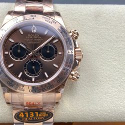 Đồng Hồ Rolex Cosmograph Daytona M116505BRWTBAR Chế Tác Nặng 180 Grams Xưởng QF 40mm (1)