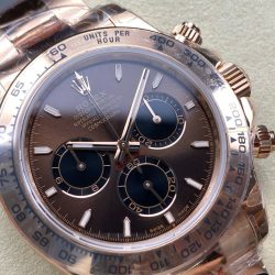 Đồng Hồ Rolex Cosmograph Daytona M116505BRWTBAR Chế Tác Nặng 180 Grams Xưởng QF 40mm (1)