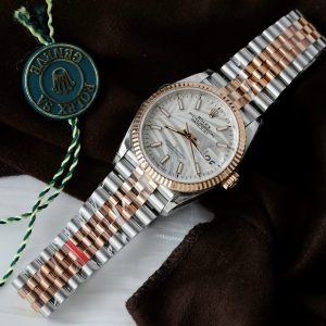 Đồng Hồ Rolex DateJust 126231 Replica Cao Cấp Mặt Lá Cây Nhiệt Đới VSF 36mm (2)