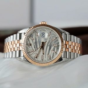 Đồng Hồ Rolex DateJust 126231 Replica Cao Cấp Mặt Lá Cây Nhiệt Đới VSF 36mm (2)