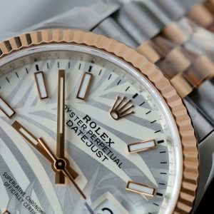 Đồng Hồ Rolex DateJust 126231 Replica Cao Cấp Mặt Lá Cây Nhiệt Đới VSF 36mm (2)