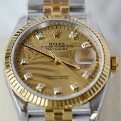 Đồng Hồ Rolex DateJust 126233 Replica 11 Mặt Lá Cây Nhiệt Đới Xưởng VS 36mm (2)