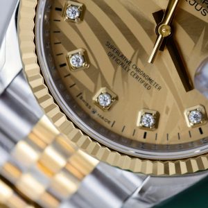 Đồng Hồ Rolex DateJust 126233 Replica 11 Mặt Lá Cây Nhiệt Đới Xưởng VS 36mm (2)