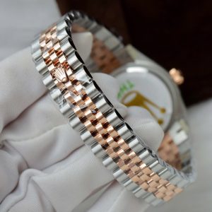 Đồng Hồ Rolex DateJust Chế Tác Mặt Hồng Cọc Số Dạ Quang Xưởng THB 31mm (2)