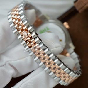 Đồng Hồ Rolex DateJust Chế Tác Mặt Xám Cọc Số Dạ Quang Xưởng THB 31mm (2)