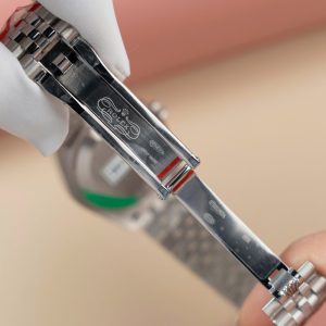 Đồng Hồ Rolex DateJust Lady Replica Cao Cấp Mặt Xám Cọc Số Đính Đá 31mm (2)