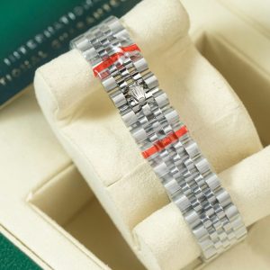 Đồng Hồ Rolex DateJust Lady Replica Cao Cấp Mặt Xám Cọc Số Đính Đá 31mm (2)