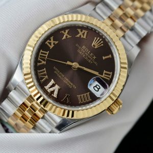 Đồng Hồ Rolex DateJust Nữ Rep Cao Cấp Cọc Số La Mã Xưởng THB 31mm (2)