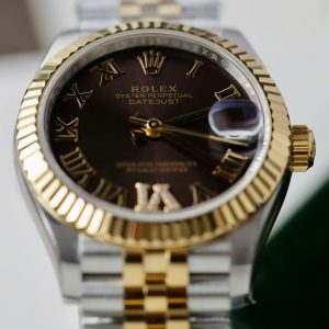 Đồng Hồ Rolex DateJust Nữ Rep Cao Cấp Cọc Số La Mã Xưởng THB 31mm (2)