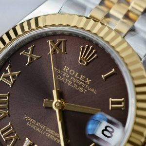 Đồng Hồ Rolex DateJust Nữ Rep Cao Cấp Cọc Số La Mã Xưởng THB 31mm (2)