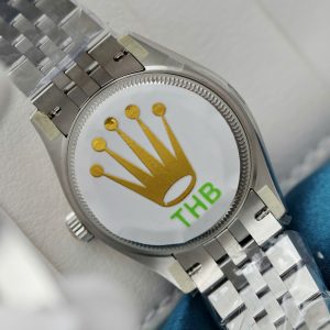 Đồng Hồ Rolex DateJust Replica 11 Nữ Mặt Hoa Màu Xanh Blue Xưởng THB 31mm (2)