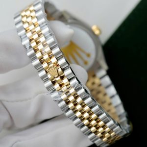 Đồng Hồ Rolex DateJust Replica 11 Nữ Mặt Hoa Màu Xanh Lá Cây Xưởng THB 31mm (2)