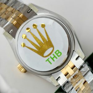 Đồng Hồ Rolex DateJust Replica 11 Nữ Mặt Hoa Màu Xanh Lá Cây Xưởng THB 31mm (2)