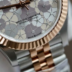 Đồng Hồ Rolex DateJust Replica 11 Nữ Mặt Số Bông Hoa Xưởng THB 31mm (2)