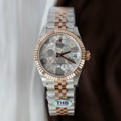 Đồng Hồ Rolex DateJust Replica 11 Nữ Mặt Số Bông Hoa Xưởng THB 31mm (2)