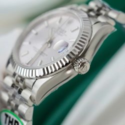 Đồng Hồ Rolex DateJust Replica Cao Cấp Mặt Bạc Dây Jubilee Xưởng THB 31mm (2)