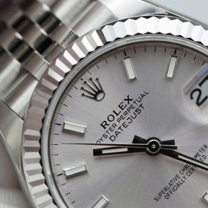 Đồng Hồ Rolex DateJust Replica Cao Cấp Mặt Bạc Dây Jubilee Xưởng THB 31mm (2)