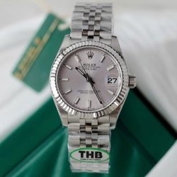 Đồng Hồ Rolex DateJust Replica Cao Cấp Mặt Bạc Dây Jubilee Xưởng THB 31mm (2)