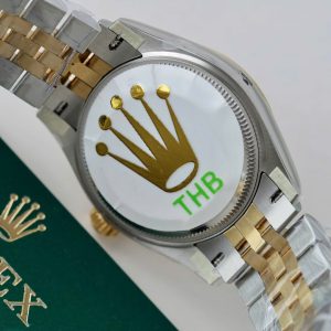 Đồng Hồ Rolex DateJust Replica Cao Cấp Mặt Xanh Lá Cây Dây Jubilee Xưởng THB 31mm (2)