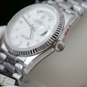 Đồng Hồ Rolex Day-Date 128236 Mặt MOP Chế Tác Trọng Lượng 158gram Nhà Máy QF 36mm (2)
