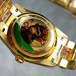 Đồng Hồ Rolex Day-Date 128238 Chế Tác Mặt Số Puzzle Emoji Jigsaw Motif 36mm (8)