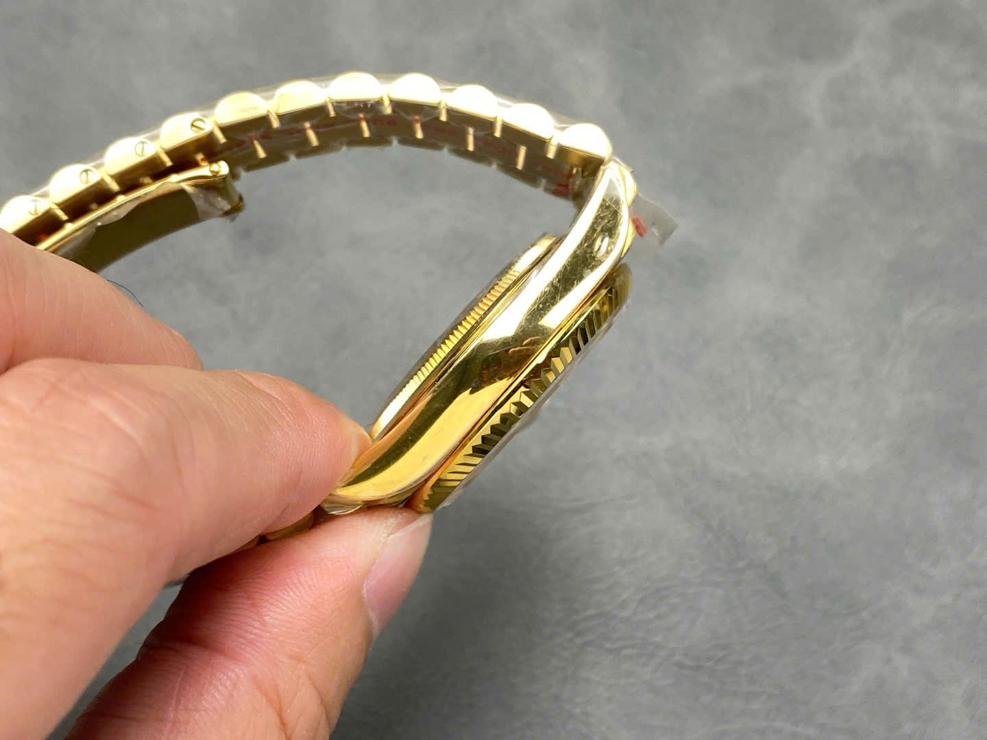 Đồng Hồ Rolex Day-Date 128238 Chế Tác Mặt Số Puzzle Emoji Jigsaw Motif 36mm (2)