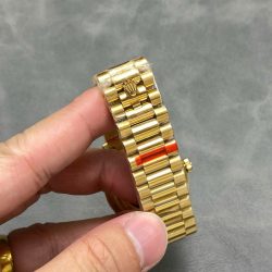 Đồng Hồ Rolex Day-Date 128238 Chế Tác Mặt Số Puzzle Emoji Jigsaw Motif 36mm (8)