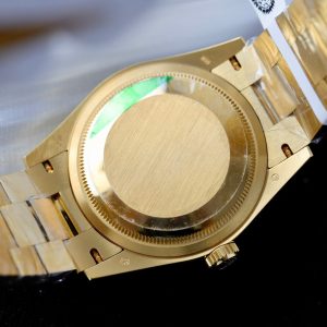 Đồng Hồ Rolex Day-Date Bọc Vàng 18K Độ Kim Cương Moissanite Chế Tác Xưởng GM 36mm (2)