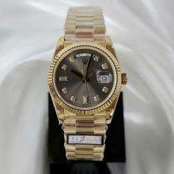 Đồng Hồ Rolex Day-Date M128238 Replica 11 Mặt Xám Trọng Lượng 159 Gram Xưởng QF 36mm (2)