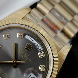Đồng Hồ Rolex Day-Date M128238 Replica 11 Mặt Xám Trọng Lượng 159 Gram Xưởng QF 36mm (2)