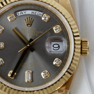 Đồng Hồ Rolex Day-Date M128238 Replica 11 Mặt Xám Trọng Lượng 159 Gram Xưởng QF 36mm (2)