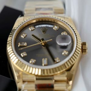Đồng Hồ Rolex Day-Date M128238 Replica 11 Mặt Xám Trọng Lượng 159 Gram Xưởng QF 36mm (2)