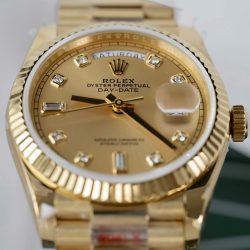 Đồng Hồ Rolex Day-Date M128238 Replica 11 Màu Vàng Trọng Lượng 159 Gram Xưởng QF 36mm (2)