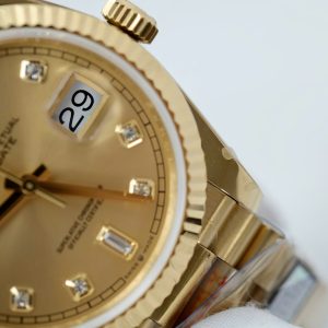 Đồng Hồ Rolex Day-Date M128238 Replica 11 Màu Vàng Trọng Lượng 159 Gram Xưởng QF 36mm (2)