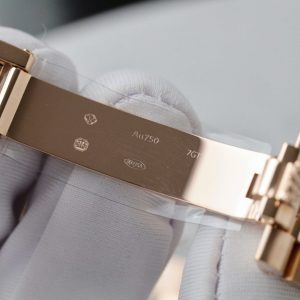 Đồng Hồ Rolex Day-Date Mặt Nham Thạch Chế Tác Bọc Vàng Thật Xưởng QF 40mm (2)