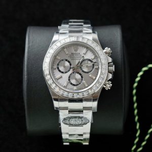 Đồng Hồ Rolex Daytona 126500 Replica 11 Đính Kim Cương Moissanite 40mm (2)