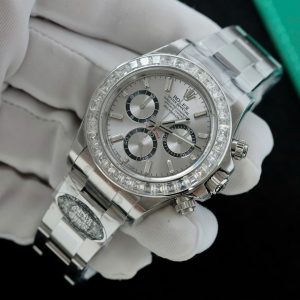 Đồng Hồ Rolex Daytona 126500 Replica 11 Đính Kim Cương Moissanite 40mm (2)