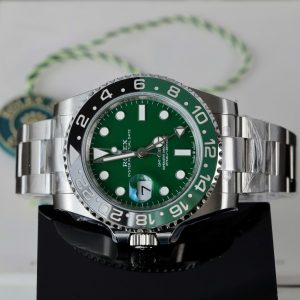 Đồng Hồ Rolex GMT-Master II 126729VTNR Replica 11 Mặt Xanh Lá Cây Dây Oyster 40mm (2)