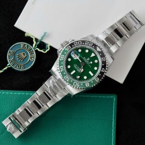 Đồng Hồ Rolex GMT-Master II 126729VTNR Replica 11 Mặt Xanh Lá Cây Dây Oyster 40mm (2)