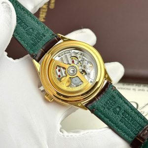 Đồng Hồ Rolex Perpetual 1908 Clone 11 Mạ Vàng Mặt Trắng 39mm (2)