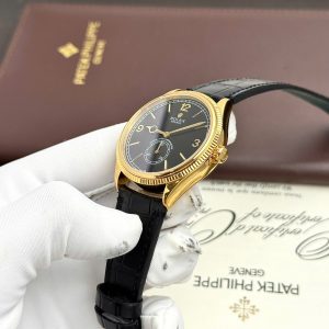 Đồng Hồ Rolex Perpetual 1908 Fake 11 Mạ Vàng Mặt Đen 39mm (2)