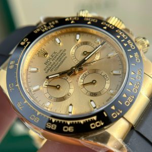 Đồng Hồ Rolex Rep 11 Daytona 116518LN Mặt Vàng Champagne Xưởng Clean 40mm (2)