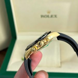 Đồng Hồ Rolex Rep 11 Daytona 116518LN Mặt Vàng Champagne Xưởng Clean 40mm (2)