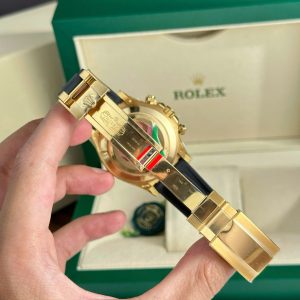 Đồng Hồ Rolex Rep 11 Daytona 116518LN Mặt Vàng Champagne Xưởng Clean 40mm (2)