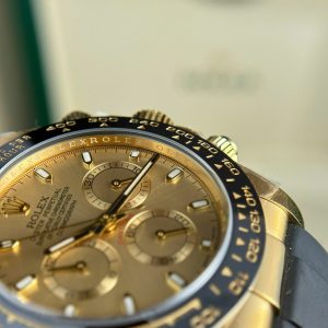 Đồng Hồ Rolex Rep 11 Daytona 116518LN Mặt Vàng Champagne Xưởng Clean 40mm (2)