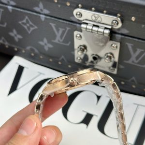 Đồng Hồ Vacheron Constantin Overseas 4500V Replica 11 Mạ Vàng Hồng Mặt Trắng 41mm (2)