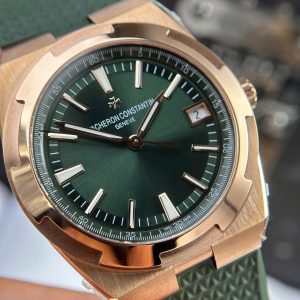 Đồng Hồ Vacheron Constantin Replica 11 Overseas 4500V Màu Xanh Lá Cây Dây Cao Su 41mm (2)